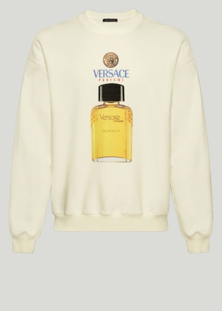 Versace Scents Motif Sweatshirt Herr - 451803KQB